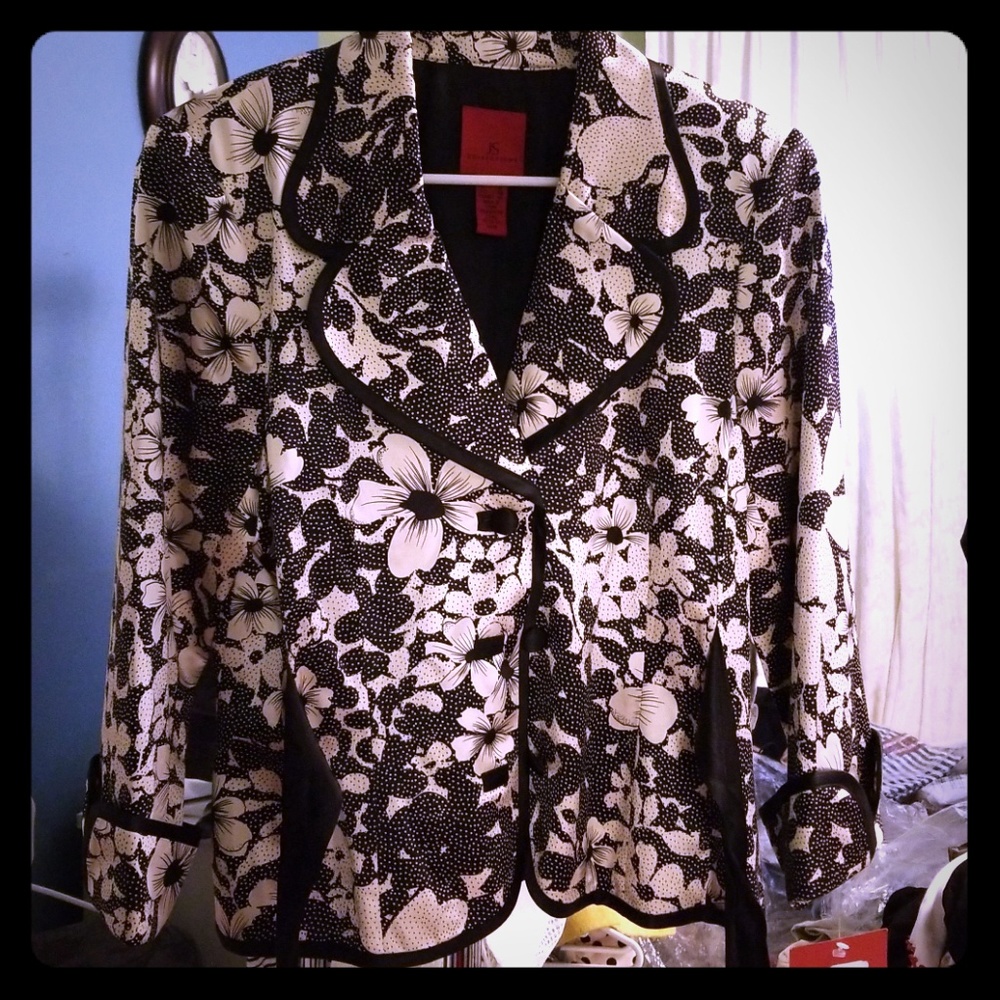 Js collection silk jacket size 10